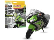 Capa Para Cobrir Moto Impermeável Térmica Luxcar Prata M