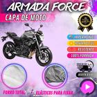 Capa para Cobrir Moto YAMAHA XJ6N 100% Forrada Forro Total Armada Force 100% Impermeável Forro Total Protege Sol Chuva Poeira Lona Proteção Automotiva