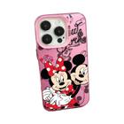 Capa para iPhone 15/14/13/12/11 - Mickey e Minnie Mouse Colorida