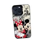 Capa para iPhone 15/14/13/12/11 - Mickey e Minnie Mouse Colorida