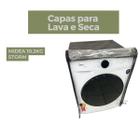 Capa para lava e seca midea 10.2kg storm transparente flex