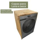 Capa para lava e seca midea 12,5kg healthguard transparente flex