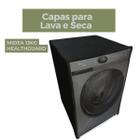 Capa para lava e seca midea 13kg healthguard transparente flex