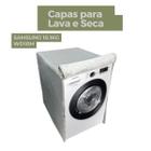 Capa para lava e seca samsung 10.1kg wd10m impermeável flex
