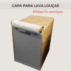 Capa para lava louças midea 14 serviços impermeável flex