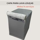 Capa para lava louças midea 14 serviços impermeável flex