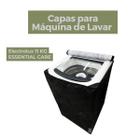 Capa para lavadora electrolux 11kg essential care impermeável flex