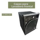 Capa para lavadora frontal lg 13kg vc4 transparente flex - Capas Flex