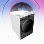 Capa para máquina de lavar midea 12.5kg wi-fi transparente