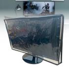 Capa para monitor led gamer 28 e 29 pol. pvc cristal