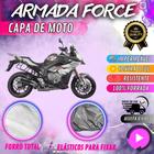 Capa para Moto BMW S1000xr 100% Forrada Forro Total Armada Force 100% Impermeável Forro Total Protege Sol Chuva Poeira Lona Proteção Automotiva