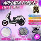 Capa para moto DAFRA CITYCOM 300i 100% Forrada Forro Total Armada Force 100% Impermeável Forro Total Protege Sol Chuva Poeira Lona Proteção Automotiva