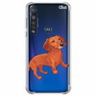 Capa para moto g8 plus (0778) cachorro dachshund