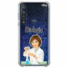 Capa para moto g8 plus (1392) biologia feminino