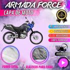 Capa para Moto YAMAHA TÉNÉRÉ 250 100% Forrada Forro Total Armada Force 100% Impermeável Forro Total Protege Sol Chuva Poeira Lona Proteção Automotiva