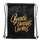 Capa Para Raquete Beach Tennis Alma Genius Simples Preta