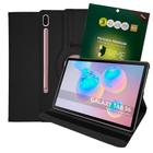 Capa Para Tablet Galaxy Tab S6 T860 T865 Tela 10.5 Case Couro Giratória + Pelicula HPrime Premium