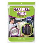 Capa Para Terno Com Zíper 58cm x 88cm Polipropileno e PVC - Plast Leo