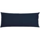 Capa Para Travesseiro De Corpo Body Pillow Veludo 40x130cm Azul Marinho