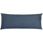Capa Para Travesseiro De Corpo Body Pillow Veludo 40x130cm Azul Tibet