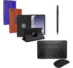 Capa + Película+ Caneta+ Mouse+ Teclado Para  Galaxy A9 Plus