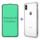 Capa + Película De Cerâmica iPhone XS Proteção Completa