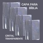 Capa Plastica Protetora para Bíblia e Livros Transparente - Cristal
