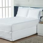 Capa Protetor de Colchão Impermeável Cama King com Elástico Branco