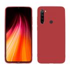 Capa protetora de silicone smartphone xiaomi redmi note 8 vermelho