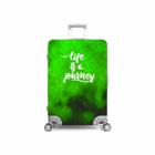 Capa Protetora Mala Viagem Life is a journey Verde - Top Cover