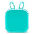 Capa protetora Memoking T02 Bunny Ears Green Silicone