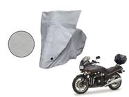 Capa Protetora Moto Honda CBX 750 Com Baú Cinza