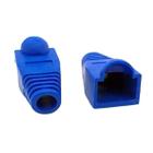 Capa Protetora P/ Conector Rj45 Tipo Boot Azul Pct 500 Pçs