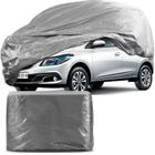 Capa Protetora para Cobrir Carro 100% Impermeável com Forro Central e Elástico Tamanho P Cinza Chevrolet Onix - Zana Capas