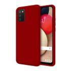 Capa Protetora Para Galaxy A02s em Silicone TPU Vermelho