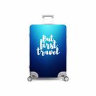 Capa Protetora Para Mala Estampa Travel But First Travel - Top Cover