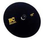 Capa Protetora para Pratos BC Signature Black 15 by Drummers em algodão que limpa e protege