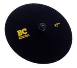 Capa Protetora para Pratos BC Signature Black 17 by Drummers em algodão que limpa e protege