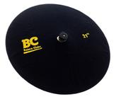 Capa Protetora para Pratos BC Signature Black 21 by Drummers em algodão que limpa e protege