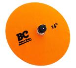Capa Protetora para Pratos BC Signature Orange 14 by Drummers em algodão que limpa e protege
