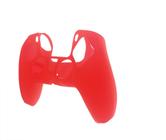 Capa Protetora Silicone Antiderrapante Para Controle Ps5/ Vermelha.