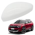 Capa Retrovisor Citroen C3 Aircross 2024 2025 Lado Esquerdo Branco Banquise Original