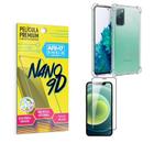 Capa Samsung S20 Fe Anti Shock + Película Nano Cerâmica 9D