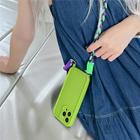 Capa Silicone Fosco para iPhone 14 Pro Max - À Prova de Choque com Cordão