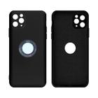 Capa Silicone Furo Acrílico Compatível com iPhone 11 Pro Max