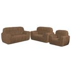 Capa sofa 3x2x1 lugares malha gel forte resistente Avela