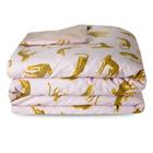 Capa Soft Duvet Estampada para Coberdrom Linha Essencialle Dupla Face Tecido e Mantinha para cama Casal/Queen 2,50 m x 2