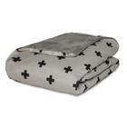Capa Soft Duvet Estampada para Coberdrom Linha Essencialle Dupla Face Tecido e Mantinha para cama Solteiro 1,60 m x 2,50