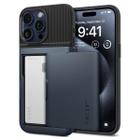 Capa Spigen Slim Armor CS para iPhone 15 Pro (2023) Metal Slate