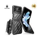 Capa SupCase com coldre e clip p/ Galaxy Z Flip 4 - Preta